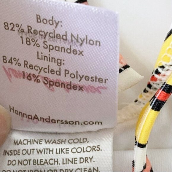 NEW Hanna Andersson Girl 2-Piece Tankini Swimsuit 5T 5 years 110 cm - Picture 6 of 7